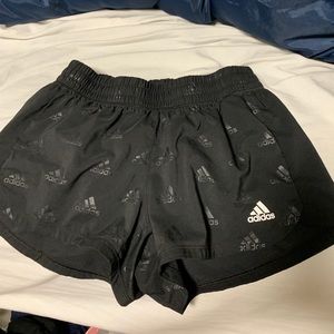 Adidas Black athletic shorts